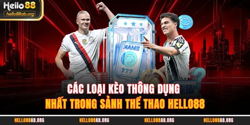 Các loại kèo thông dụng nhất trong sảnh thể thao HELLO88